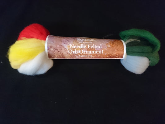 Orb Ornament Needle Felted DIY Kit